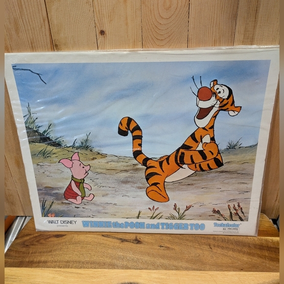 Winnie the Pooh and Tigger Too Poster 11x14 1974 - Picture 2 of 7